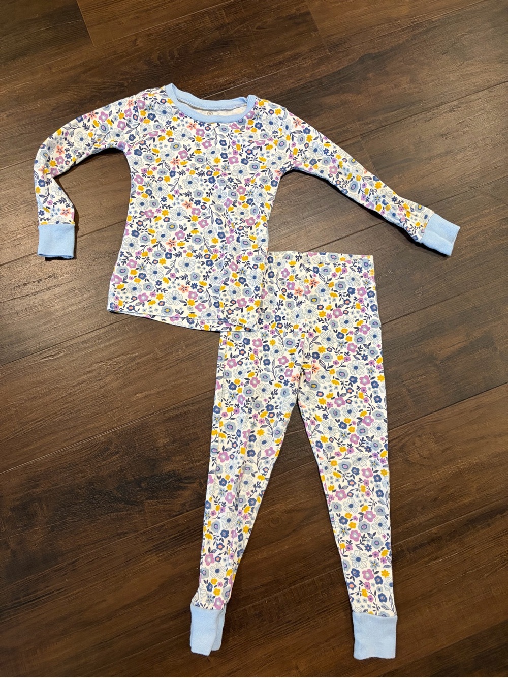The Honest Company Floral Long Sleeve Pajama Set 5T